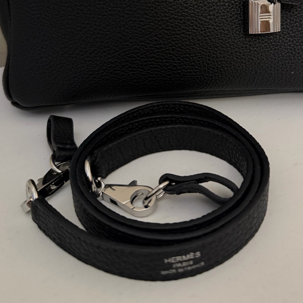 Togo genuine leather generic long strap and attachments with D for birkin bag.